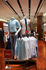 Image showing Mannequins in fashionable dresses