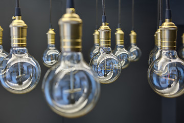 Image showing Edison lamps 