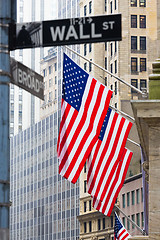 Image showing Wall street, New York, USA.