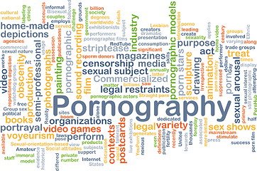 Image showing Pornography background concept