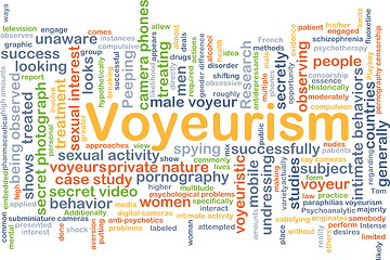 Image showing Voyeurism background concept