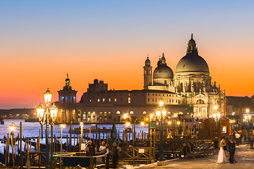 Image showing Venice in sunset.