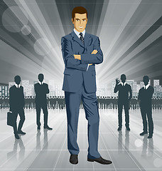 Image showing Vector Businessman In Suit