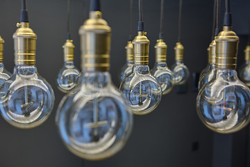 Image showing Edison lamps 