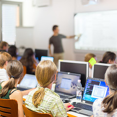 Image showing Informatics workshop at university.