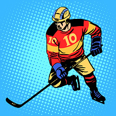 Image showing Hockey player number 10