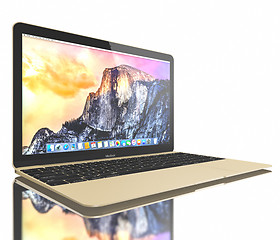 Image showing New Gold MacBook Air