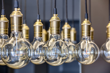 Image showing Edison lamps 