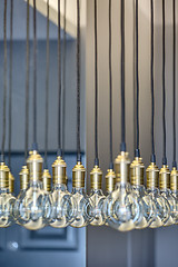 Image showing Edison lamps 