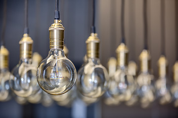 Image showing Edison lamps 