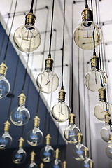 Image showing Edison lamps