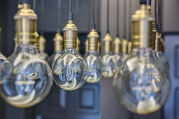 Image showing Edison lamps 