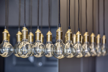 Image showing Edison lamps 