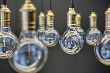 Image showing Edison lamps 