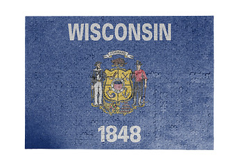 Image showing Large jigsaw puzzle of 1000 pieces - Wisconsin