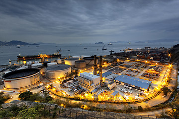 Image showing petrochemical industrial plant