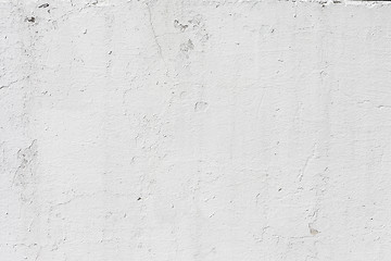 Image showing Grungy White Concrete Wall Background