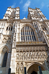 Image showing   westminster  cathedral in   construction and  