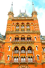 Image showing old architecture in london england  brick exterior wall