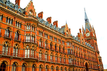 Image showing old architecture in london england  brick exterior    