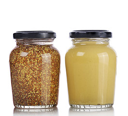 Image showing Mustard Sauce and Whole Grain Mustard