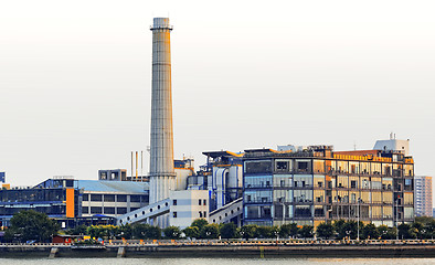 Image showing Glow light of petrochemical industry