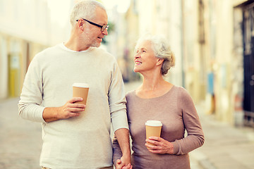 Image showing senior couple on city street