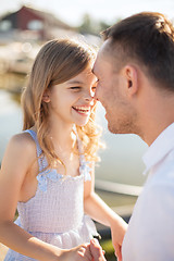 Image showing happy father and child girl having fun