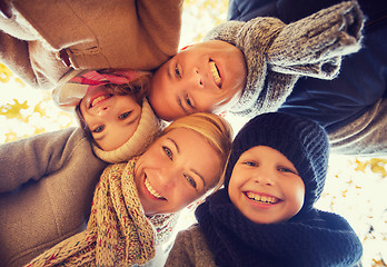 Image showing happy family in autumn park