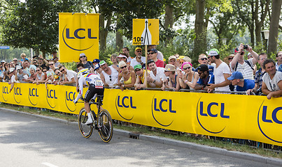 Image showing The Cyclist Rigoberto Uran Uran - Tour de France 2015