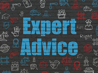 Image showing Law concept: Expert Advice on wall background