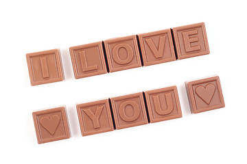 Image showing I love you