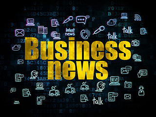 Image showing News concept: Business News on Digital background