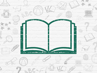 Image showing Education concept: Book on wall background