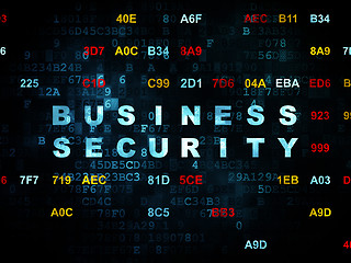 Image showing Safety concept: Business Security on Digital background