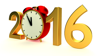 Image showing New year 2016