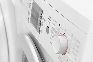 Image showing laundry machine\'s control panel