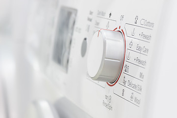 Image showing control panel of washing machine