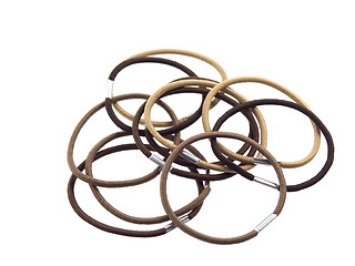 Image showing elastic bands for hair