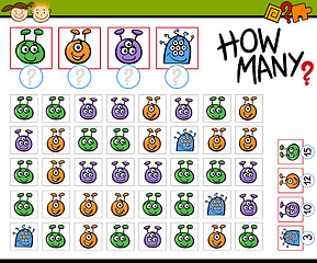 Image showing math game cartoon illustration