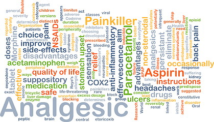 Image showing Analgesic background concept