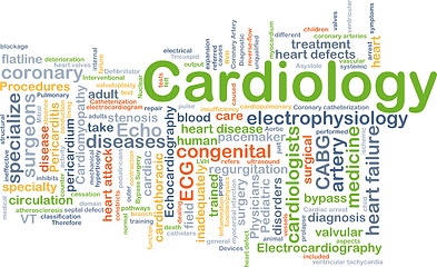 Image showing Cardiology background concept