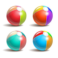 Image showing Beach balls