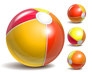 Image showing Beach balls