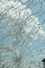 Image showing Broken glass