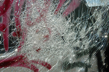 Image showing Broken glass