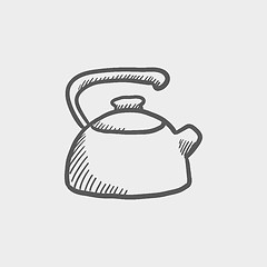 Image showing Kettle sketch icon