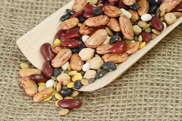 Image showing Detail from mixed dried Beans