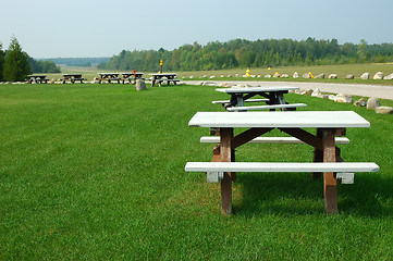 Image showing Picnic Grove in the Country