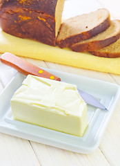 Image showing butter and bread